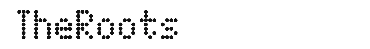 TheRoots original font preview