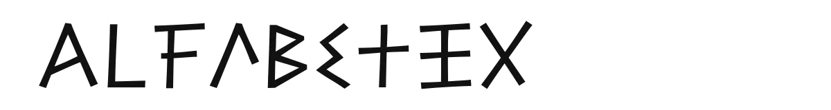 Alfabetix font preview