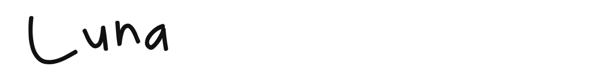 Luna original font preview