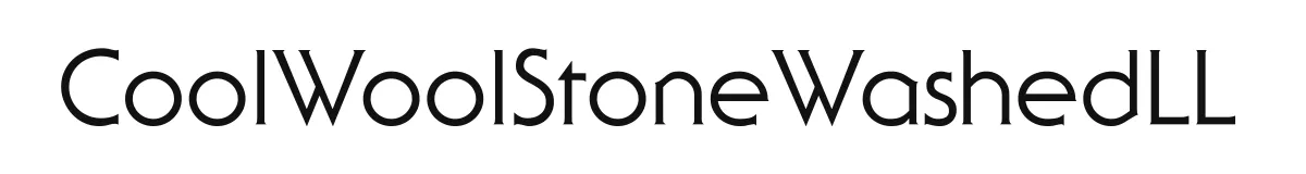 CoolWoolStoneWashedLL original font preview