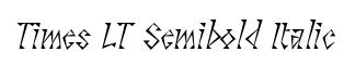 Times LT Semibold Italic