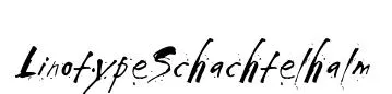 LinotypeSchachtelhalm original font preview