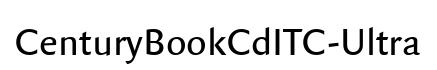 CenturyBookCdITC-Ultra