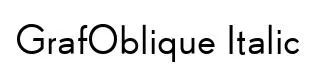 GrafOblique Italic