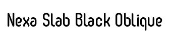 Nexa Slab Black Oblique