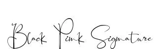 Black Pink Signature