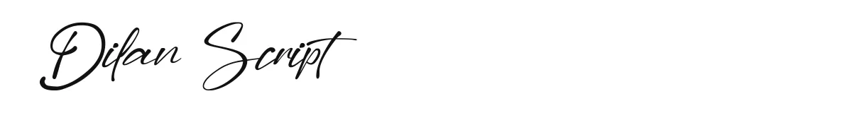 Dilan Script font preview
