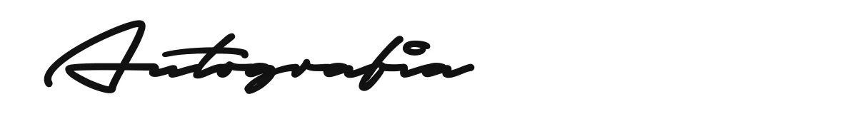 Autografia font preview