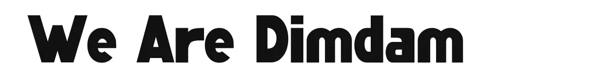 We Are Dimdam font preview