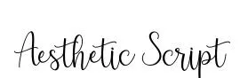 Aesthetic Script