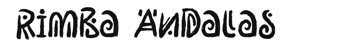Rimba Andalas font preview