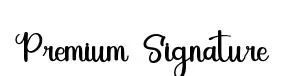 Premium Signature