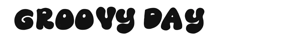 Groovy Day font preview