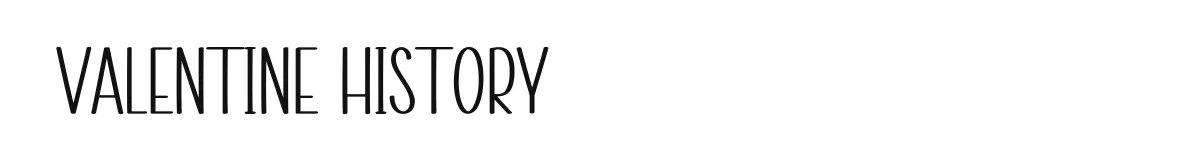 Valentine History font preview