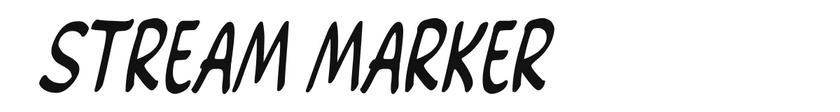 Stream Marker font preview