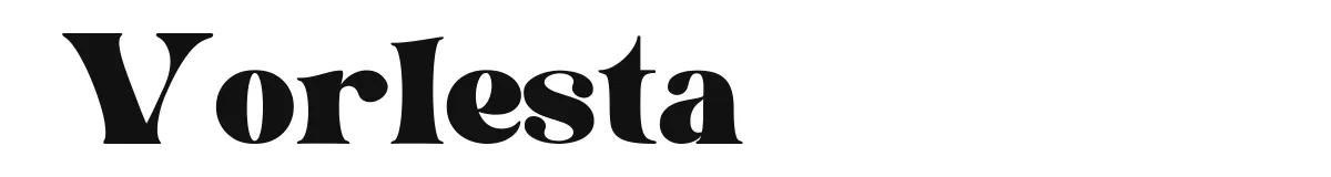 Vorlesta font preview