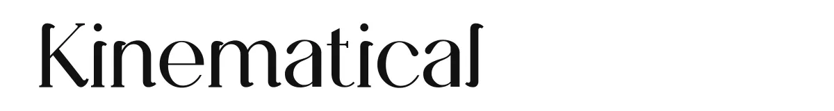 Kinematical font preview
