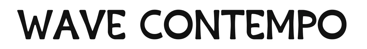Wave Contempo original font preview