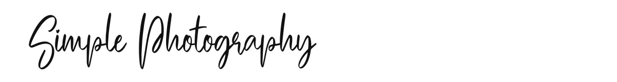 Simple Photography font preview