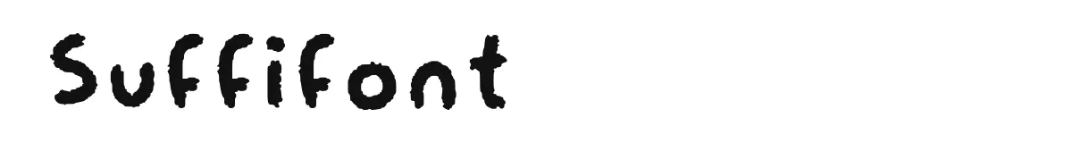 Suffifont original font preview