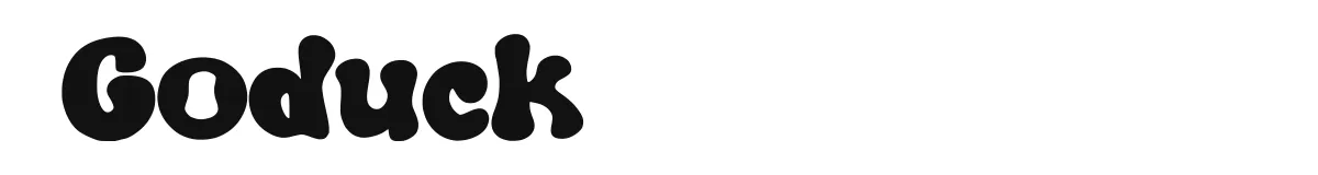 Goduck font preview