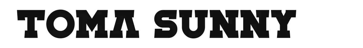 Toma Sunny original font preview