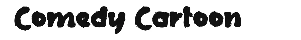 Comedy Cartoon font preview