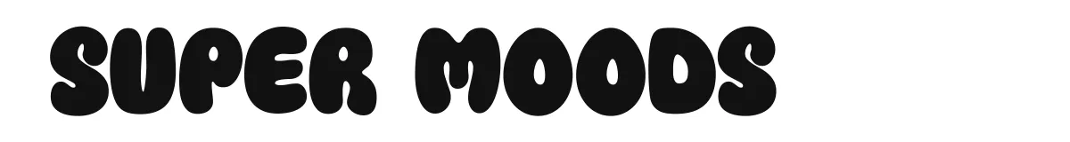 Super Moods font preview