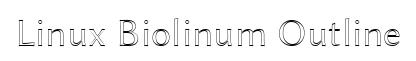 Linux Biolinum Outline