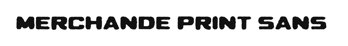 Merchande Print Sans font preview