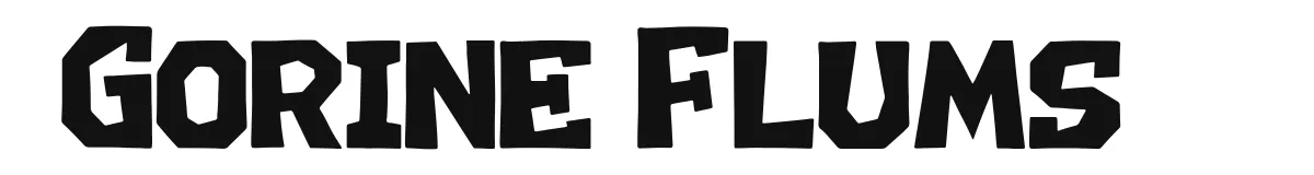 Gorine Flums font preview