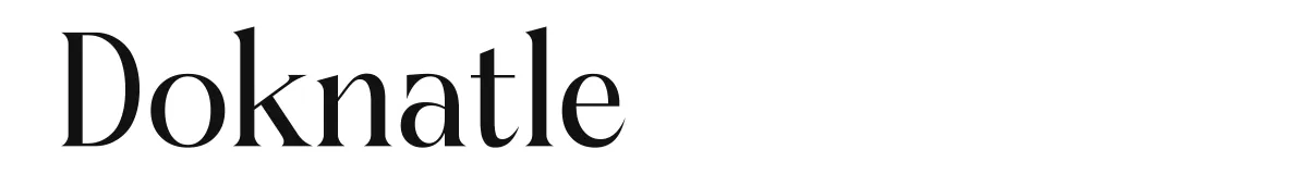Doknatle font preview