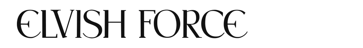 Elvish Force font preview