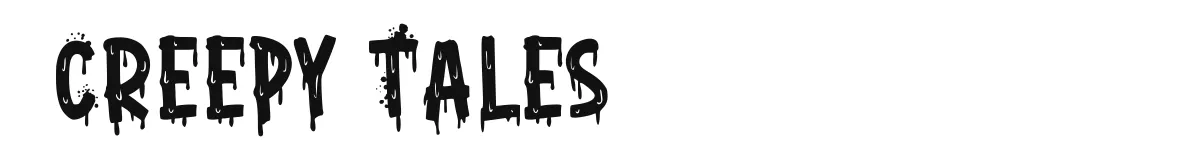 Creepy Tales font preview