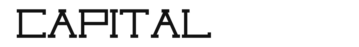 Capital font preview