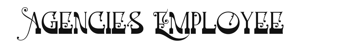 Agencies Employee font preview