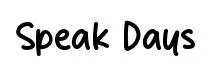 Speak Days