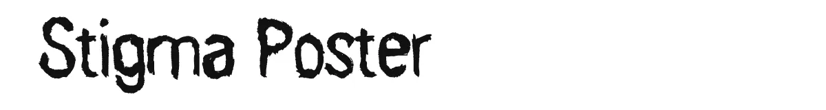 Stigma Poster font preview