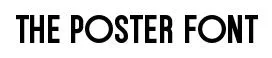 The Poster Font