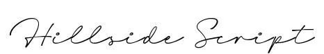 Hillside Script