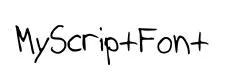 MyScriptFont