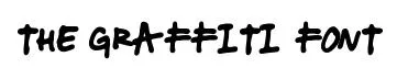 The Graffiti Font