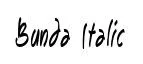 Bunda Italic