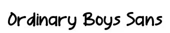 Ordinary Boys Sans