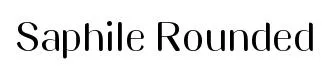 Saphile Rounded