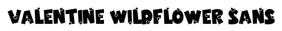 Valentine Wildflower Sans