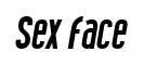 Sex Face font preview