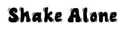 Shake Alone font preview