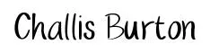 Challis Burton font preview