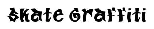 Skate Graffiti font preview